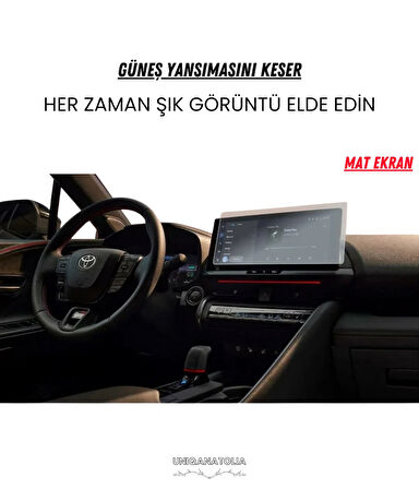 Toyota Yeni C-HR 2023-2024 Navigasyon ve Multimedya Uyumlu Mat Ekran Koruyucu