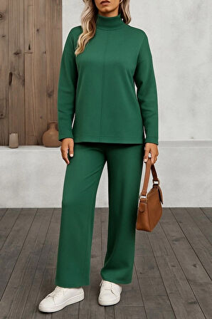 Kadın Uzun Kollu Triko Ikili Takım