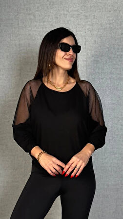 Kadın Omuzları File Detay Fakir Kol Bluz