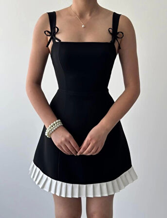 Steel Fiyonk Detay Elbise