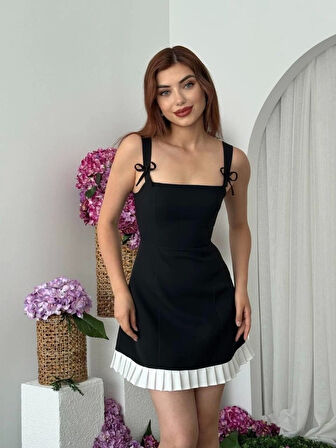 Steel Fiyonk Detay Elbise