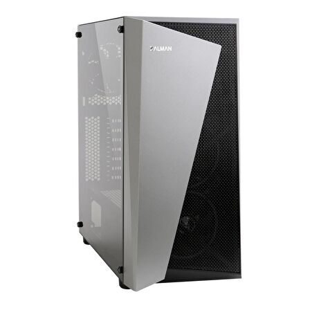 Zalman S4 Plus Gaming 600 W 2 Fanlı Siyah ATX Oyuncu Bilgisayar Kasası