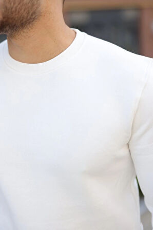 Erkek Üç İplik Şardonlu Sweatshirt