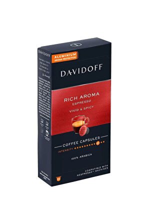 Davidoff Nespresso Uyumlu Kapsül Kahve Rich Espresso 2 x 10 adet