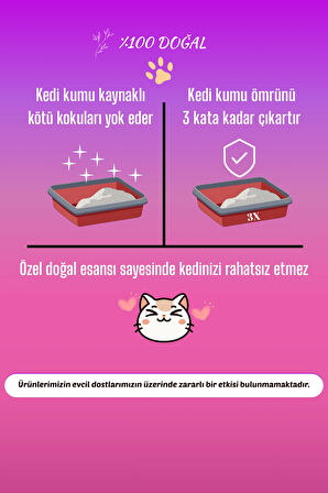 Kedi Kumu Ve Tuvaleti Koku Giderici, Doğal idrar Ve Çişi Spreyi, Kokusuz Tuvalet Için