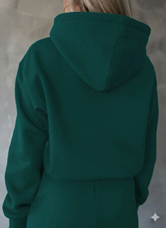 Kadın Uzun Kollu Nope Baskılı Beli Ribanalı Ikili Takım