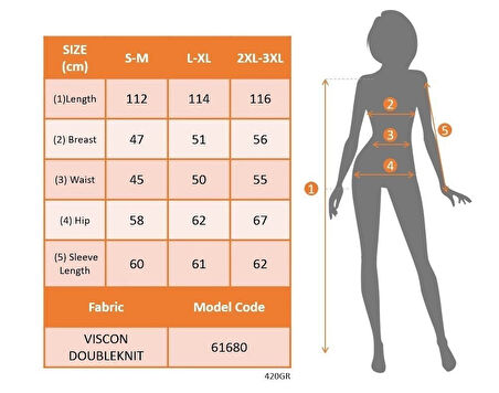 Kadın Uzun Kollu Yakalı Midi Viskon Iki Iplik Elbise