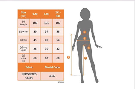 Kadın Yüksek Bel önden Zincir Detaylı Ithal Krep Pantolon