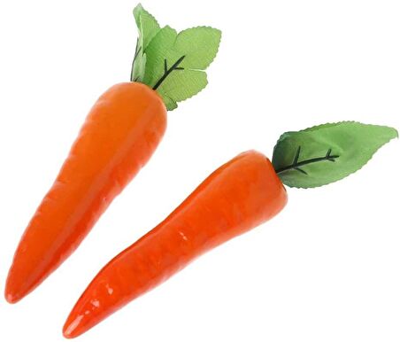 Yapay Sebze Havuç Carrot 1adet 15*4cm Gerçek Boyut