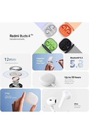 Xiaomi Redmi Buds 4 Beyaz Kulak İçi Bluetooth Kulaklık