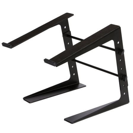 On Stage LPT5000 Masaüstü Laptop Standı (Profesyonel - Ayarlanabilir) | DJ ve Stüdyo Kullanımı İçin İdeal, Dayanıklı Çelik Yapı, Kaymaz Yüzey