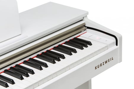 Kurzweil M90-wh Dijital Piyano - Beyaz (orta Seviye - Konsol Tipi) | Şık Beyaz Finish, 16 Dahili Ses, Mıdı/usb Bağlantısı, Çift Kulaklık Çıkışı | Ölçüler: 1380 X 420 X 815 Mm