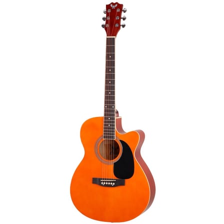 Angel AFG100-N Akustik Gitar - Naturel (Başlangıç - Dreadnought Kasa) | Ihlamur Gövde, Parlak Cila, Ergonomik Sap Profili ve Gül Ağacı Klavye | Ölçüler: 41 İnç Standart Kasa