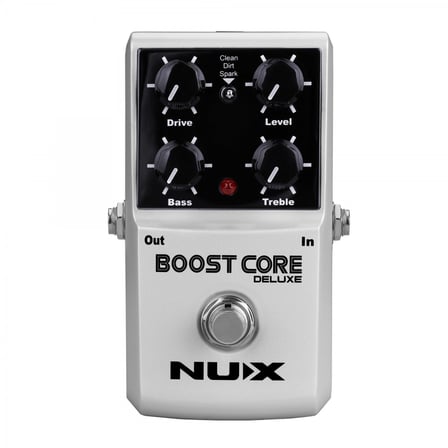 NUX BOOSTCD Boost Core Deluxe Booster Pedalı | Temiz Sinyal Yükseltme Drive ve Sparkle Modları