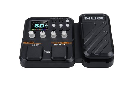 NUX MG-101 Gitar Efekt Prosesörü (Başlangıç - Çoklu Efekt Ünitesi) | Dahili Akort Cihazı, Metronom ve Drum Machine, Kompakt Tasarım, Pil ile Çalışabilme Özelliği | Ölçüler: 227 x 155 x 70 mm