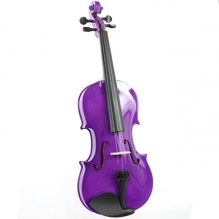 Almira CNM3000-PRP Başlangıç Serisi Mor Keman Seti (4/4) | Tam Boy Renkli Keman Kutu ve Yay Dahil
