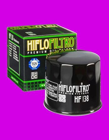 Suzuki (650 GSF Bandit S 05-14) (650 GSX F 08-14) HF138 Yağ Filtresi Hiflo