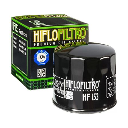 Ducati (939 Hypermotard 16-18) (939 Hypermotard SP 16-18) Hiflo HF153 Yağ Filtresi