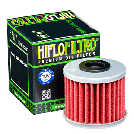 Hiflo Şanzıman Filtresi HF117 Nc 700 750 Crf 1000 1100 Integra 700 750