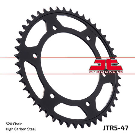 JT Motosiklet Arka Dişli JTR5.47