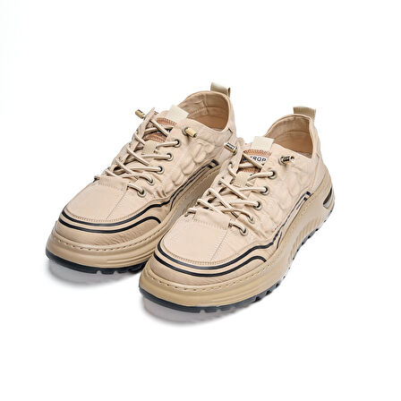 Lastik Bağcıklı Erkek Sneaker 
