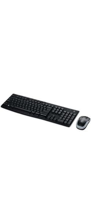 Logitech MK270 Kablosuz Klavye Set Mm Q Tr Siyah