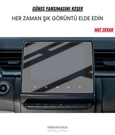 Clio 5 Easy Link 2023-2024 Navigasyon ve Multimedya Uyumlu Mat Ekran Koruyucu