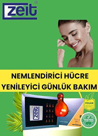 Gözenek Sıkılaştırıcı Anti Aging Yüz Bakım Kremi Doğal Nemlendirici Aktif Ozon Kapsülleri 12 Ad