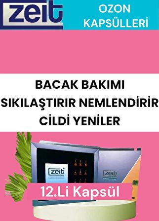 Çatlak Onarıcı & Önleyici Anti Selülit Krem Hamilelik & Doğum Sonrası Aktif Ozon Kapsülleri Zeitozon 12 Ad