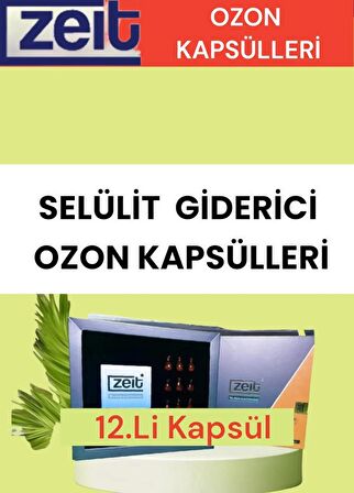 Çatlak Onarıcı & Önleyici Anti Selülit Krem Hamilelik & Doğum Sonrası Aktif Ozon Kapsülleri Zeitozon 12 Ad