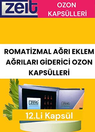 Ağrı Kesici Krem Kas Ve Eklem Bel Boyun Fıtığı Ağrıları Karşıtı Doğal Aktif Ozon Kapsülleri 12 Ad