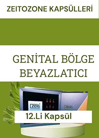 Özel Genital Bölge Beyazlatıcı Kararma Karşıtı Intim Hijyen Nemlendirici Aktif Ozon Kapsülleri 12 Ad