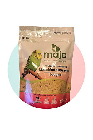 Kabuksuz Muhabbet Kuşu Yemi 400g