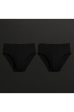 Erkek %100 Pamuklu 2'li Slip Külot Q2İ1K2L6KK.2L
