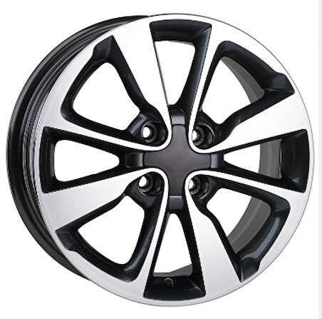 4*100*16*6.5 ET35 TRUVA 233 GUN METAL FOIL