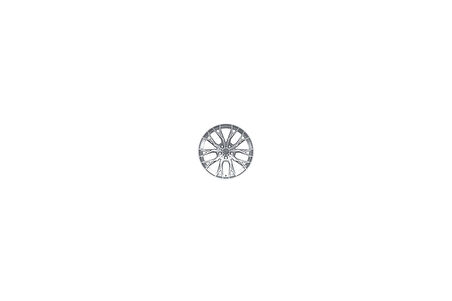 4*100*17*7.5 ET35 CH73.1 ARC-M01-10 SILVER DIAMOND