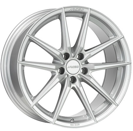 5*120*19*8.5 ET38 CH72.6 White Silver MONACO