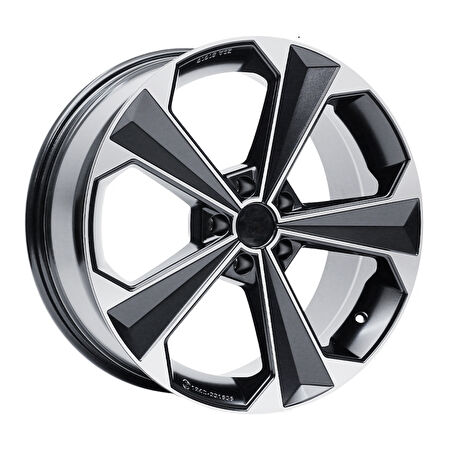 5*112*18*8.0 ET38 CH72.6 TITANIUM DIAMOND BAVYERA