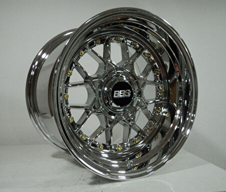 4*100*16 4*108*16*10.0 ET15 CH73.1 VACCUM CHROME BBS FM3