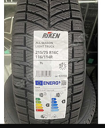 215/75R16C 116/114R All Season Light Truck RIKEN