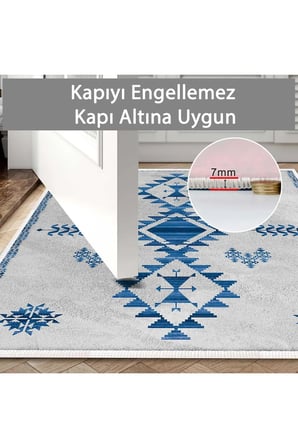 2 li Banyo Paspası, Yumuşak Banyo Halısı, Kaymaz Tabanlı, Yıkanabilir - 60x100 - 50 x60
