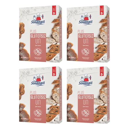 Sinangil Glutensiz Plus Un 500 gr 4 lü