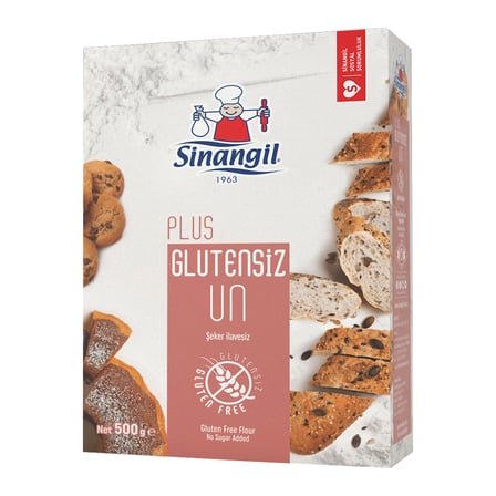 Sinangil Glutensiz Plus Un 500 gr 4 lü