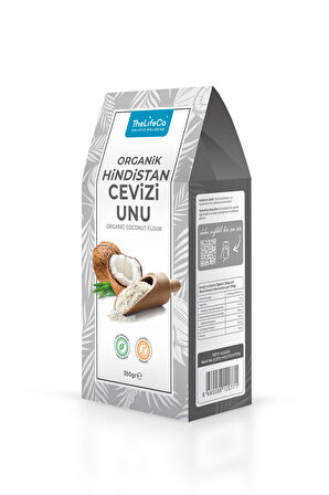 TheLifeCo Organik Hindistan Cevizi Unu 350 gr