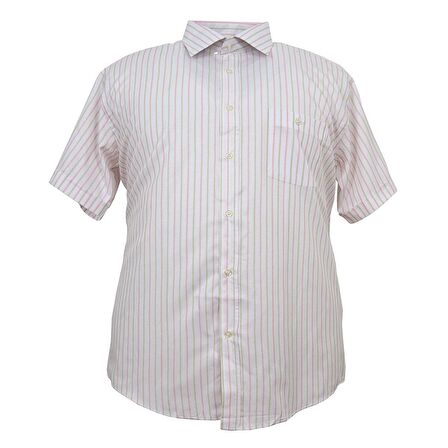 Büyük Beden Battal Boy Erkek Gömlek Surco Kısa Kol