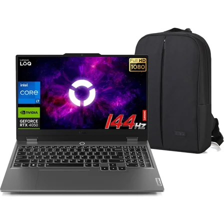 Lenovo Loq 15IRX9 I7-13650HX 16 GB 512 GB RTX4050 15.6" Full Hd Windows 11 Pro Gaming Laptop + Çanta 83DV0117TR FR182
