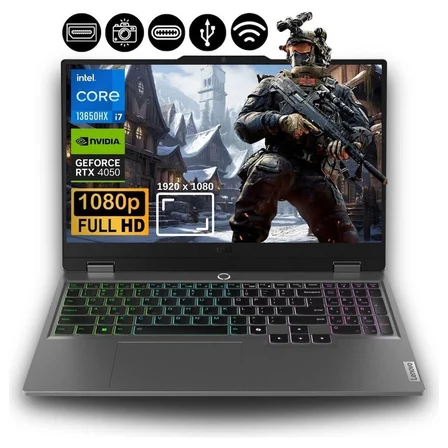 Lenovo Loq 15IRX9 I7-13650HX 16 GB 512 GB RTX4050 15.6" Full Hd Windows 11 Pro Gaming Laptop + Çanta 83DV0117TR FR182