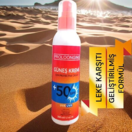 Proloonging Leke Karşıtı Ve Cilt Tonu Eşitleyici Güneş Koruyucu Krem Spf 50, 200 ml