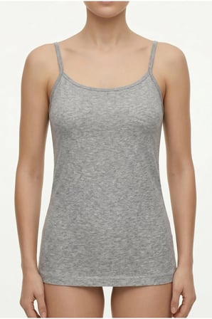 Kadın Pamuklu Slim Fit Askılı Atlet Yumuşak Soft Örme Basic İç Giyim Vücuda Oturan