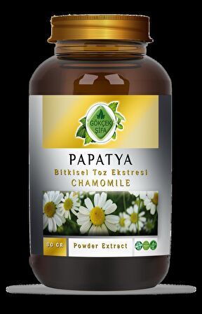 Papatya Toz Ekstresi 80 Gr Cam Kavanoz